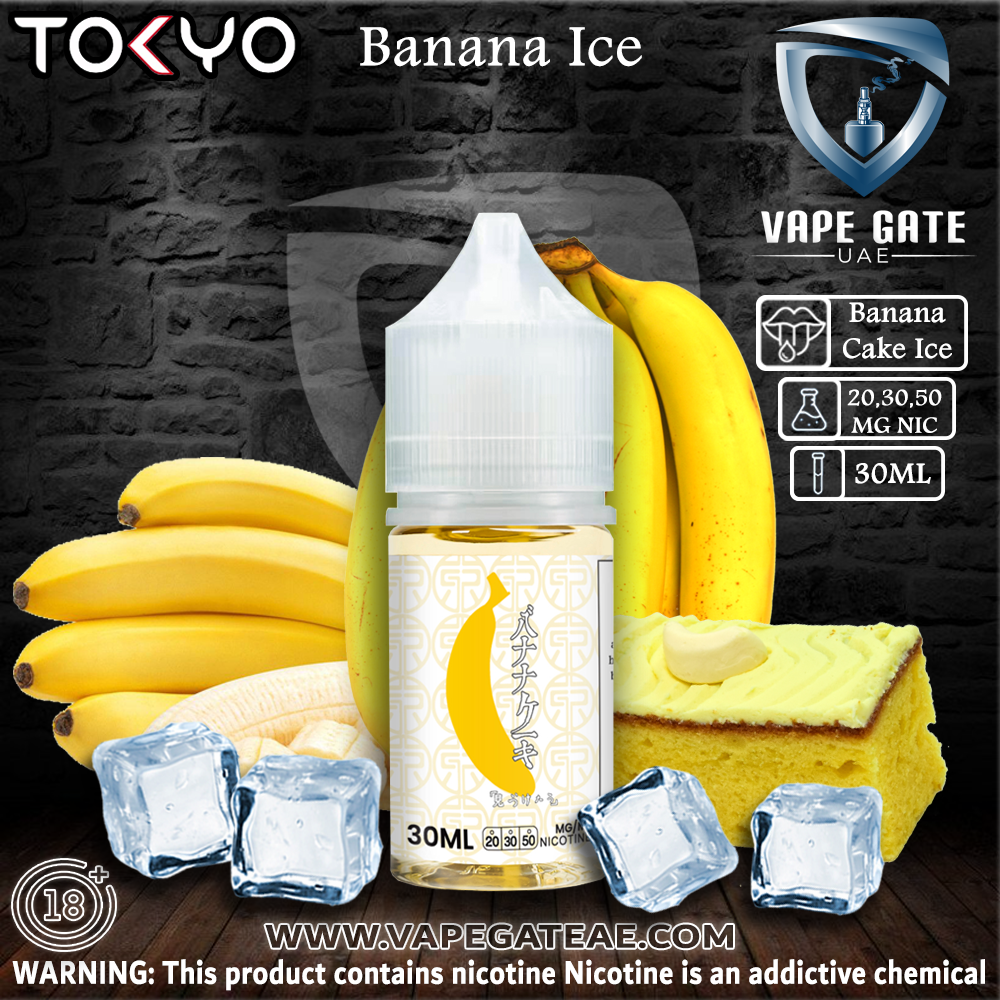 Tokyo Ejuice Iced Banana Saltnic 30ml