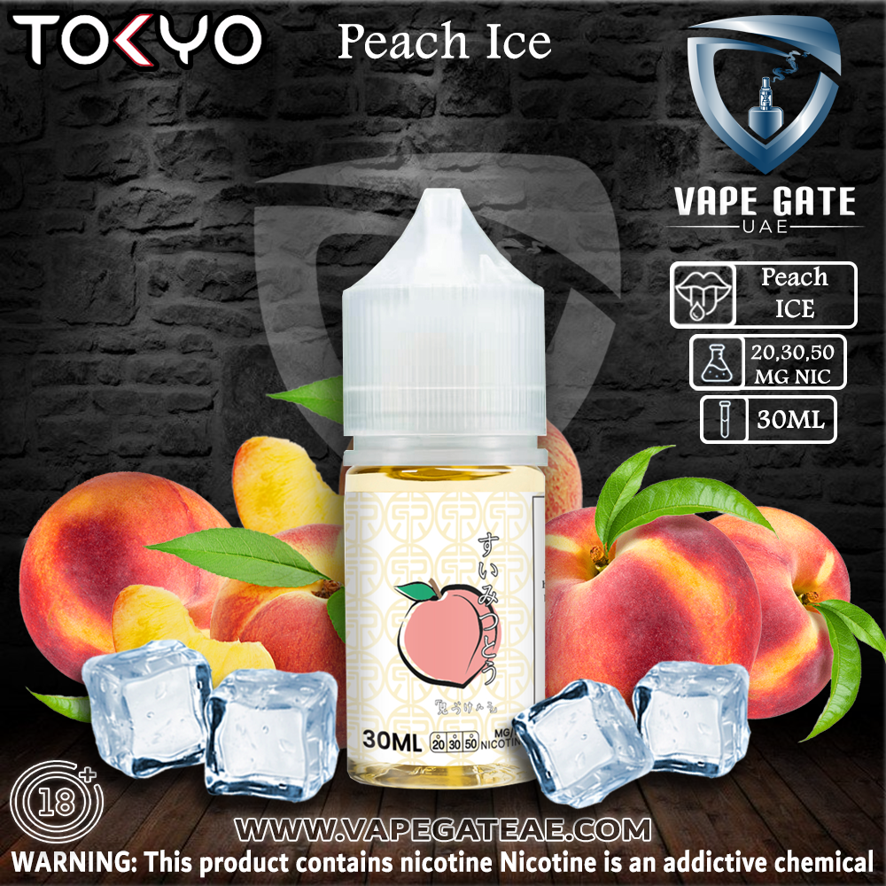 Tokyo E juice Iced Peach Saltnic 30ml