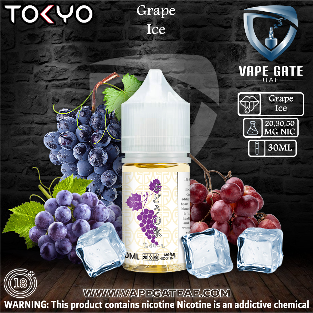 Tokyo E Juice Iced Grape Saltnic 30ml
