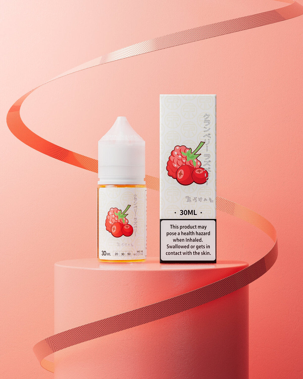 Tokyo E juice Iced Cranberry Raspberry Saltnic 30ml