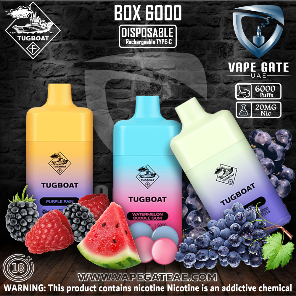 TUGBOAT - BOX Disposable Vape Device (6000 Puffs)