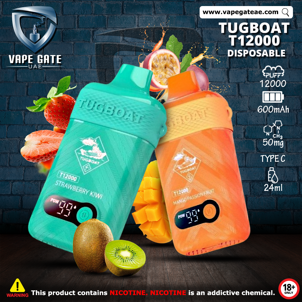 Tugboat T12000 Disposable Vape (12,000 Puffs)