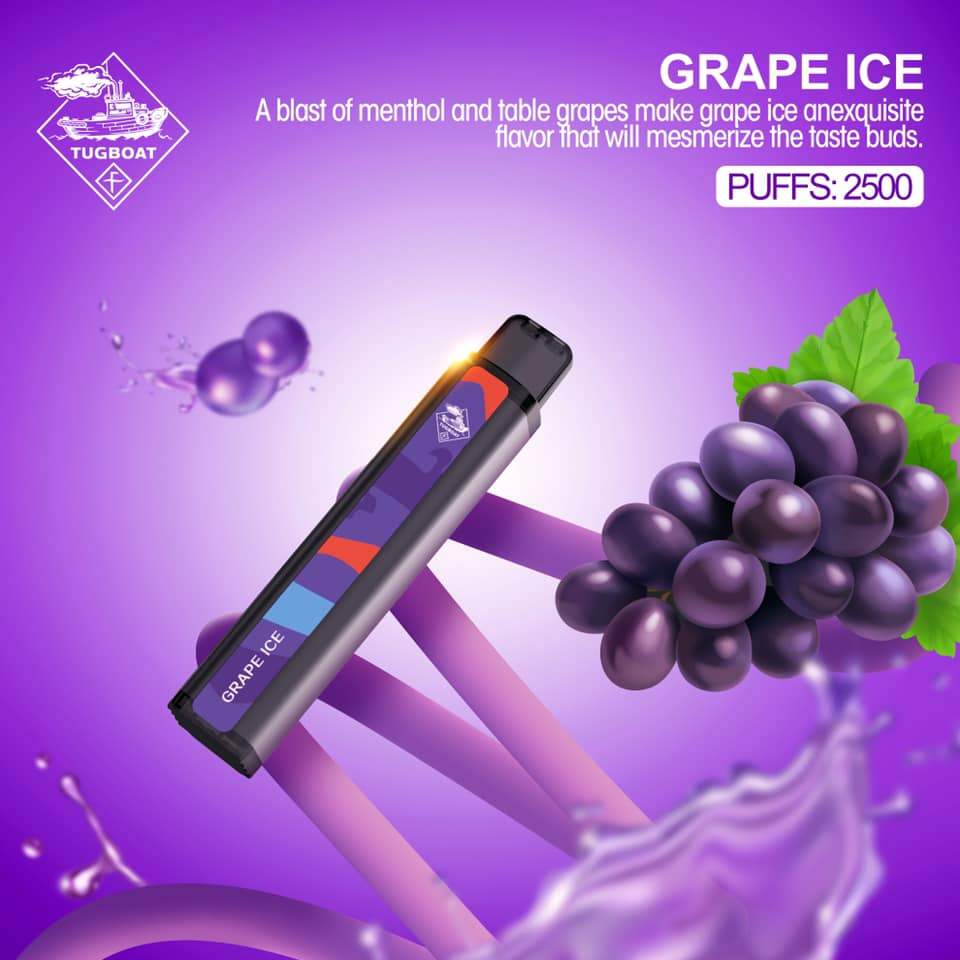 TUGBOAT XXL VAPE DISPOSABLE PODS (2500 Puffs)