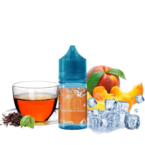 Iced Pekoe Peach 30ml Salt by Twist Tea PGVG