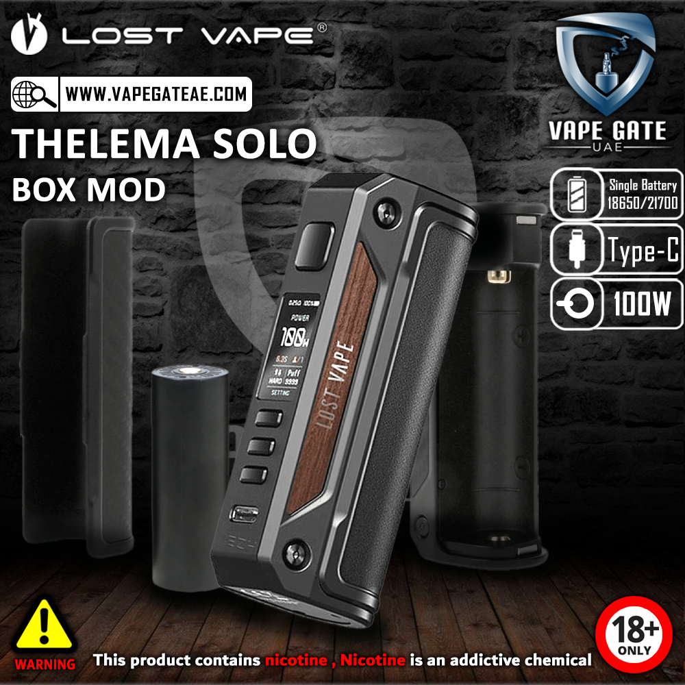 Thelema Solo 100W Box Mod - by Lost Vape