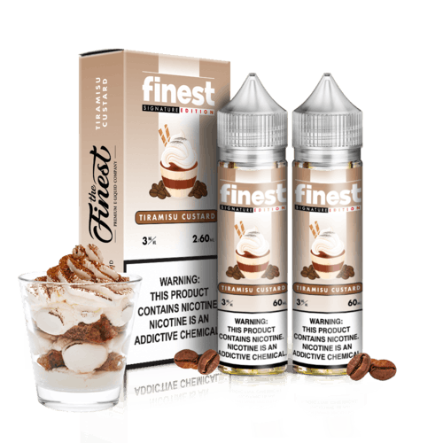 Tiramisu Custard Signature Edition E liquid By The Finest