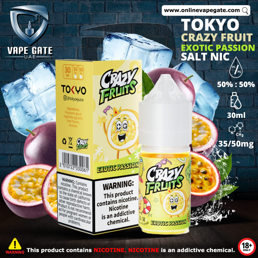 Tokyo Crazy Fruits Exotic Passion Saltnic 30ml