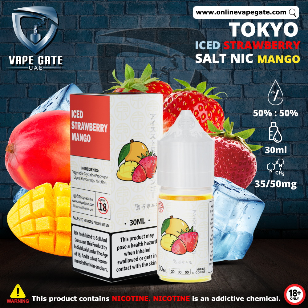 Tokyo Iced Strawberry Mango Saltnic 30ml