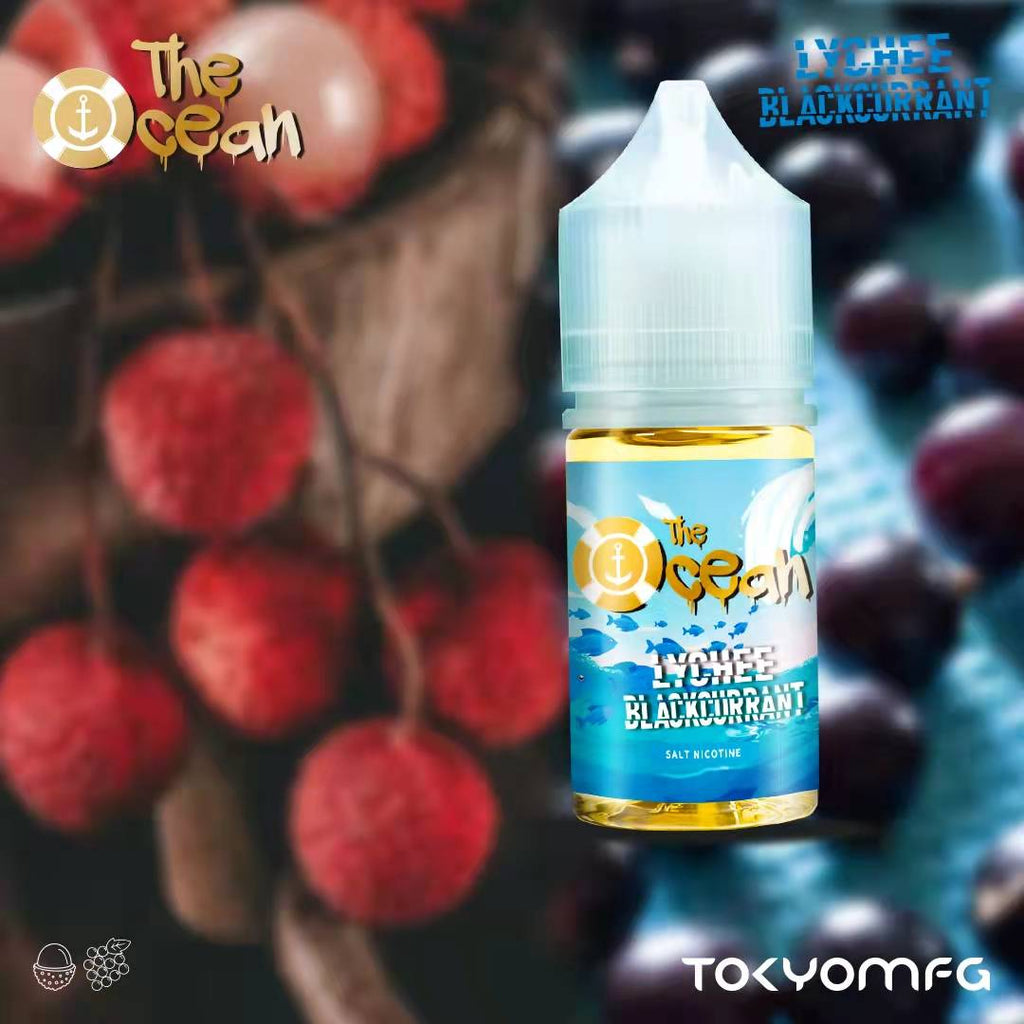 Tokyo The Ocean Lychee Blackcurrant Saltnic 30ml