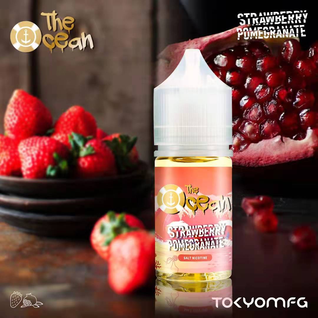 Tokyo The Ocean Strawberry Pomegranate Saltnic 30ml
