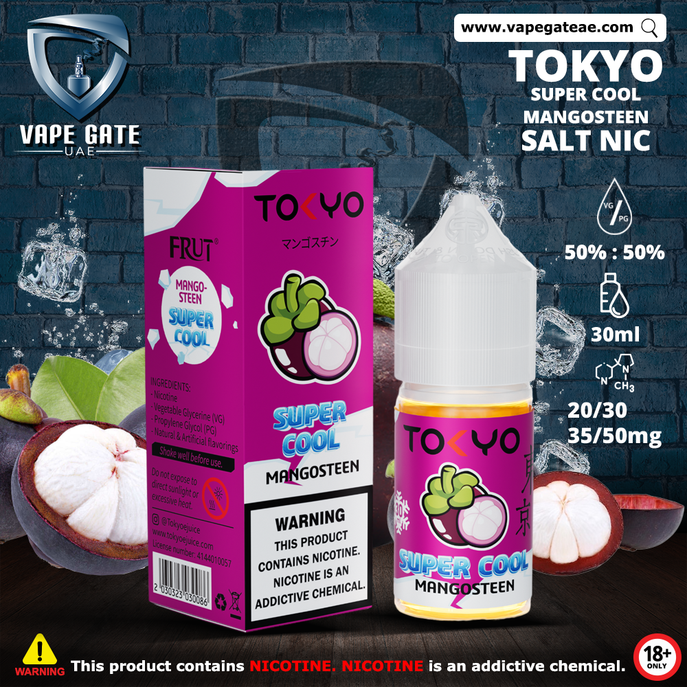 Tokyo Super Cool Mangosteen Saltnic 30ml