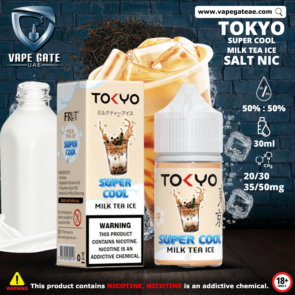 Tokyo Super Cool Milk Tea Ice Saltnic 30ml