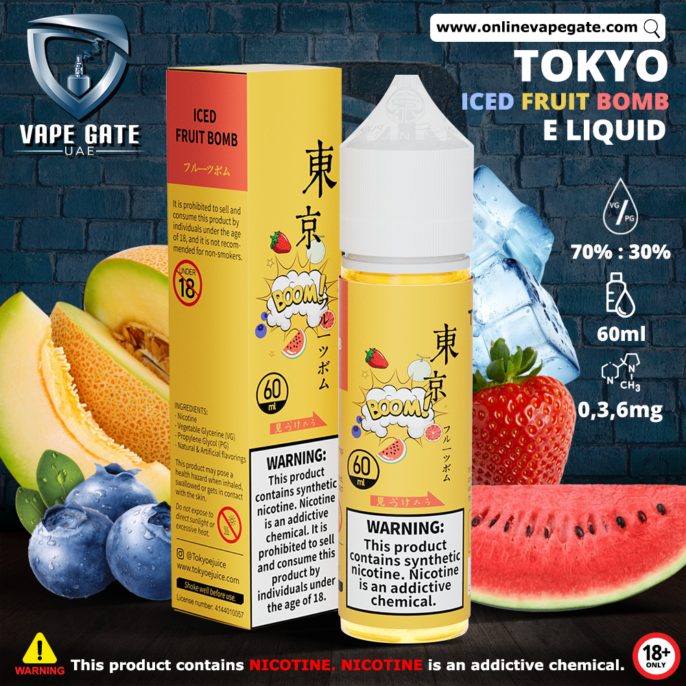 Tokyo Iced Fruit Bomb E Liquid