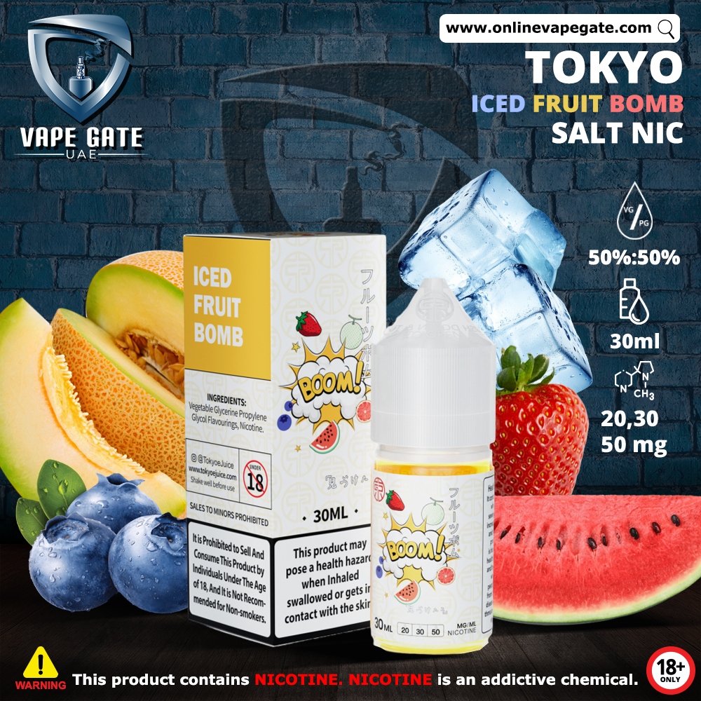 Tokyo Iced Fruit Bomb Saltnic 30ml