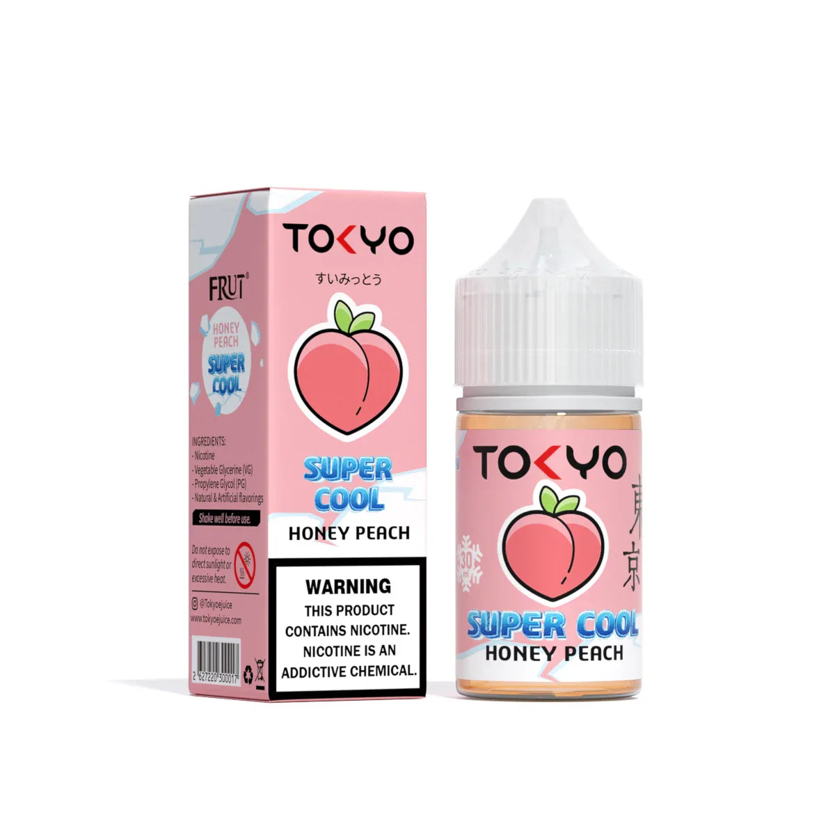 Tokyo Super Cool Honey Peach Saltnic 30ml