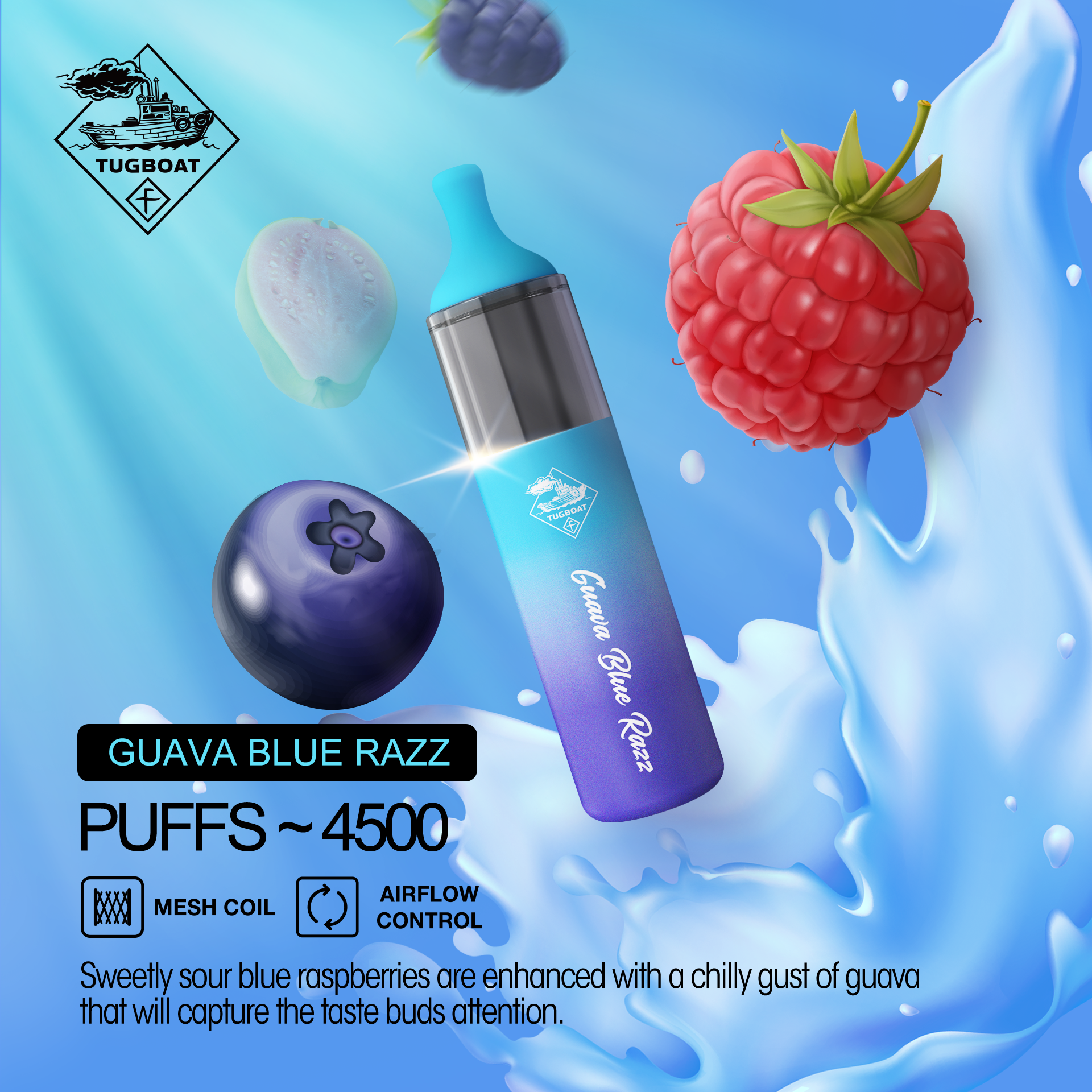 Tugboat EVO Disposable Vape Device 4500 Puffs 850mAh
