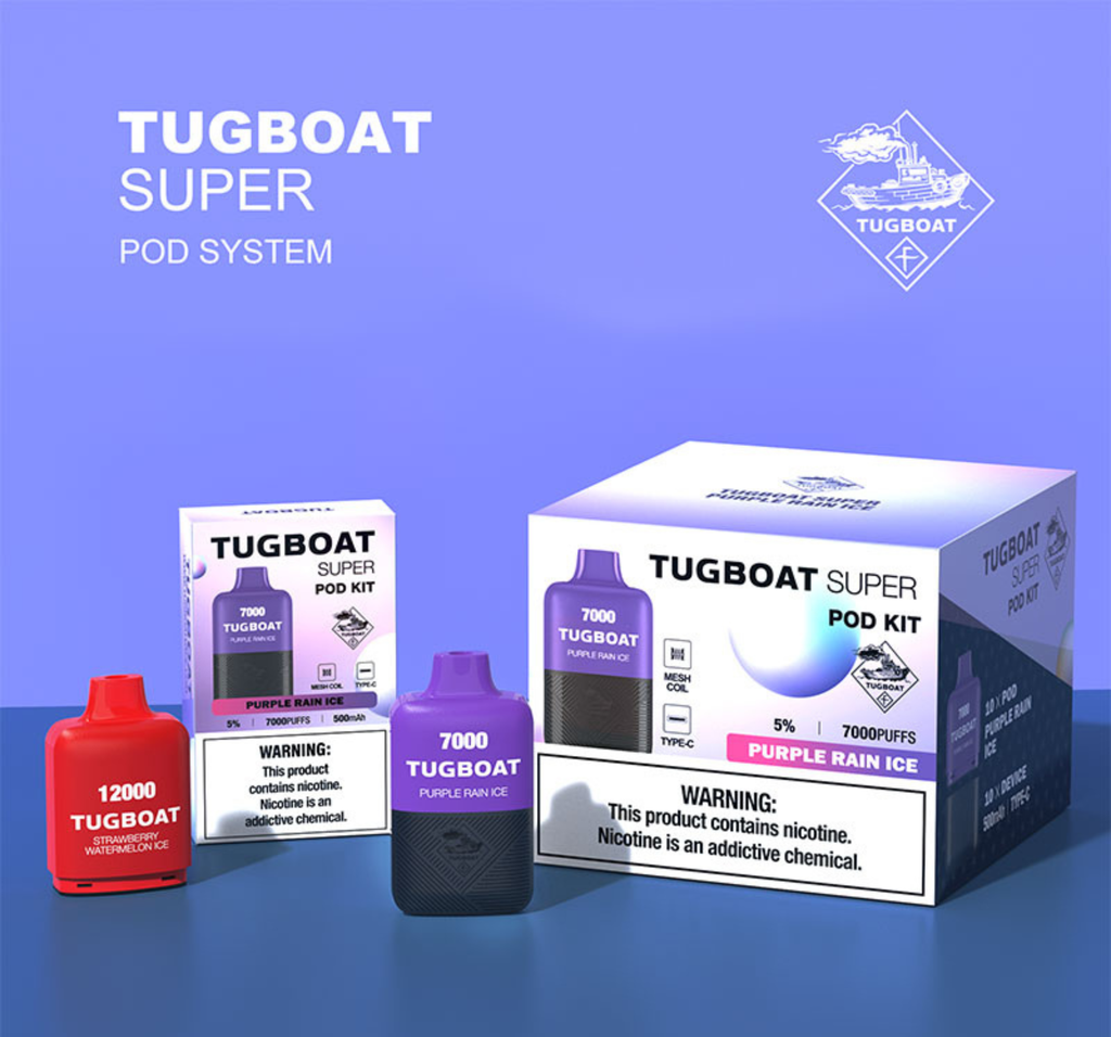 TUGBOAT - SUPER Pod Kit Disposable Vape (7000 Puffs)