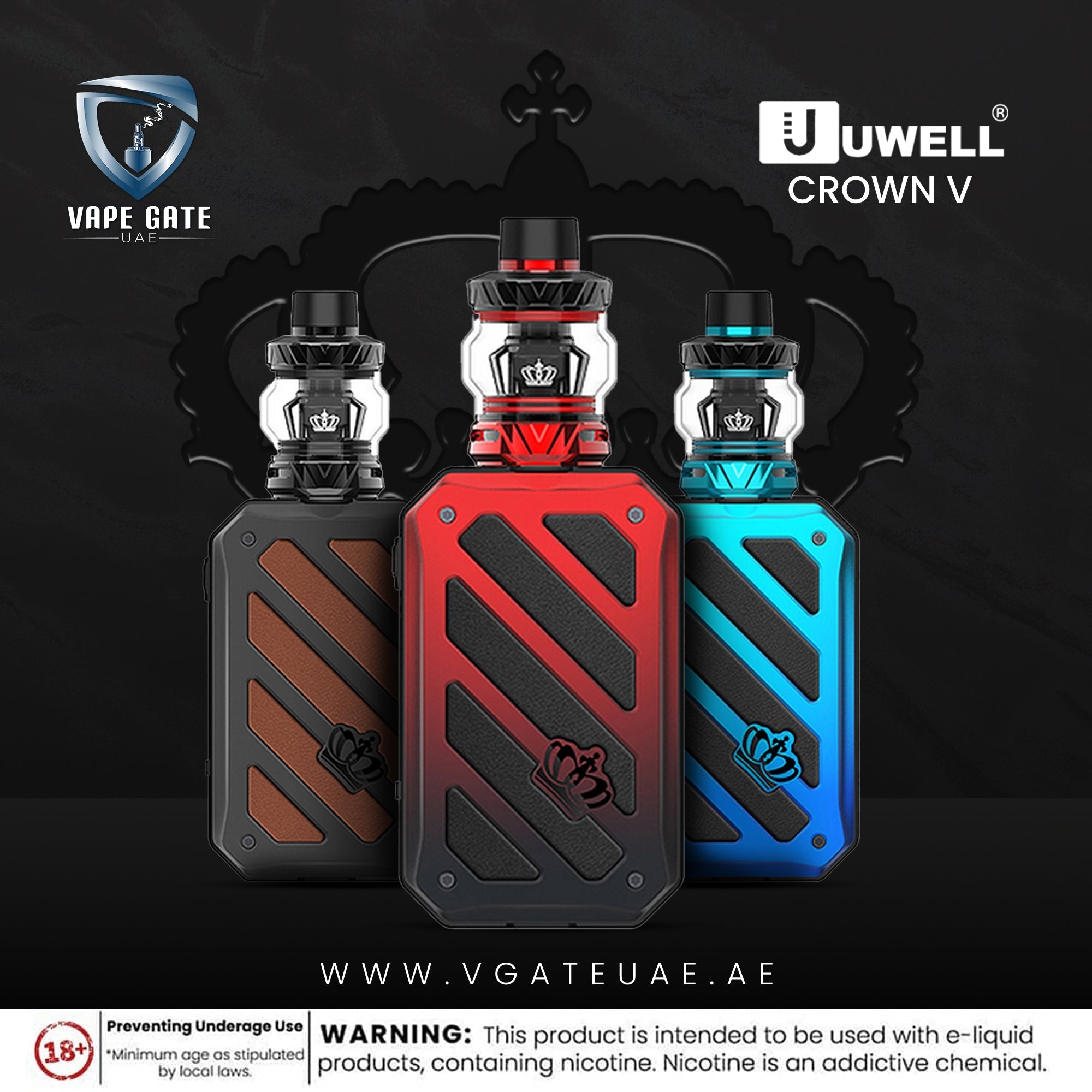 Uwell Crown 5 Box Mod Kit