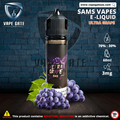 Ultra Grape E-Liquid By Sams Vapes