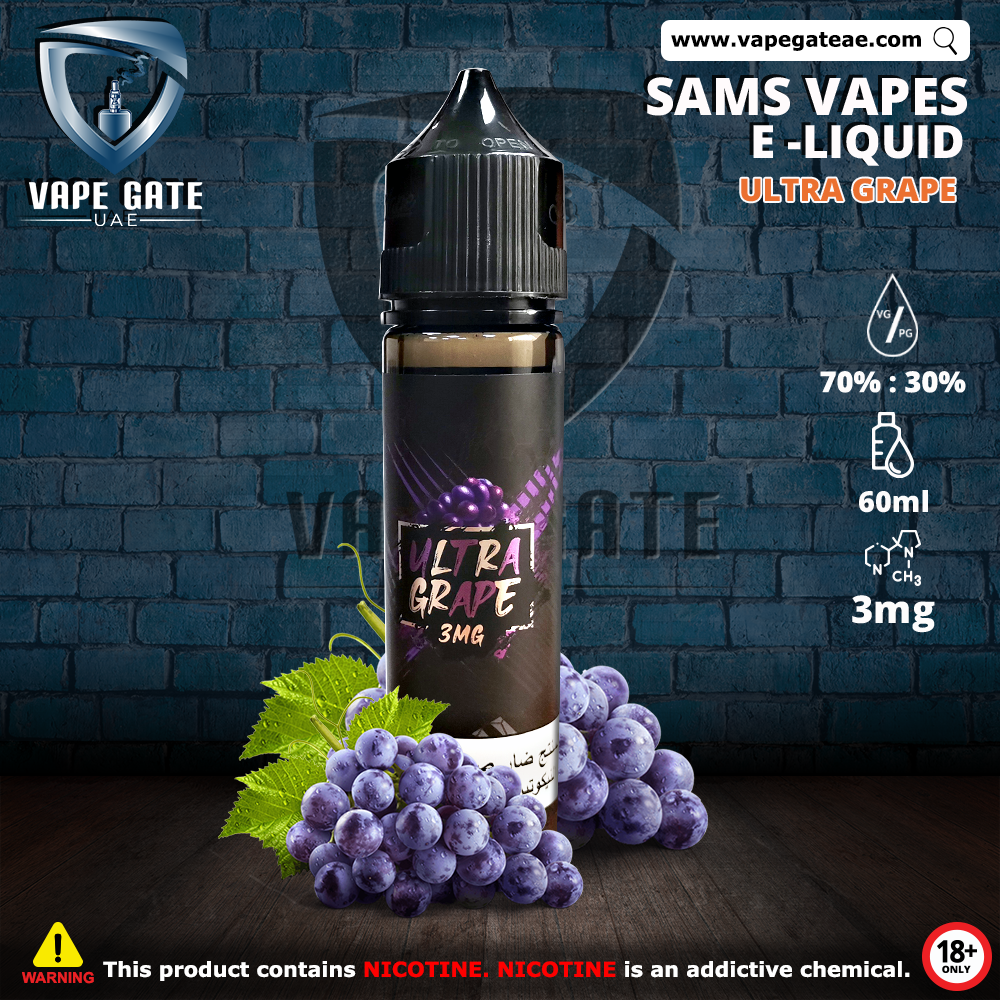 Ultra Grape E-Liquid By Sams Vapes