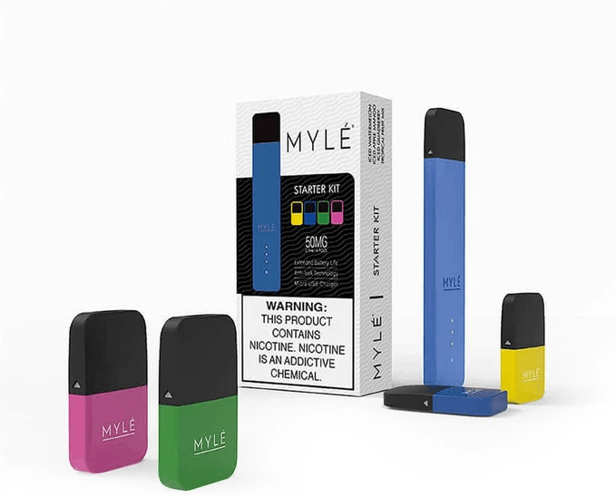 MYLE STARTER KIT V4 ( 4 PODS INCLUDED)