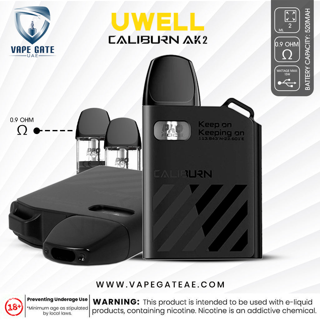 Uwell Caliburn AK2 Pod System Kit 520mAh