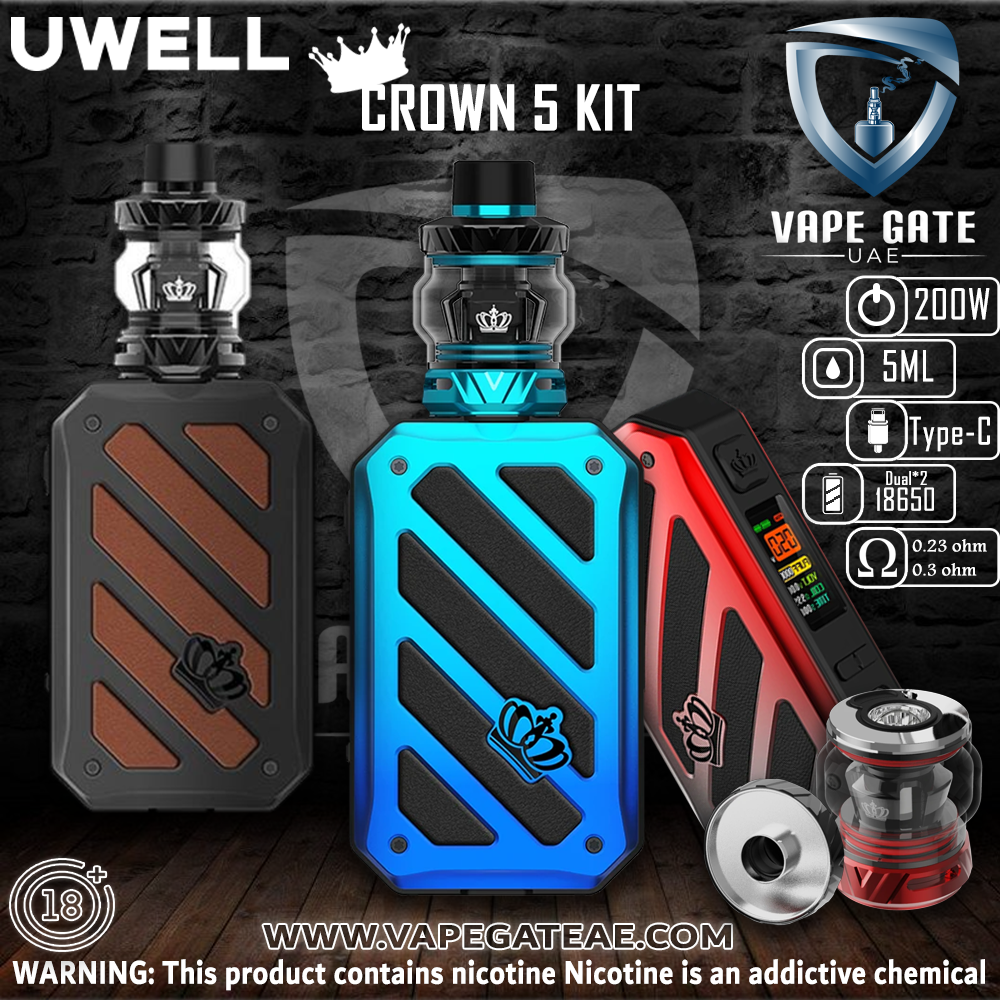 Uwell Crown 5 Box Mod Kit