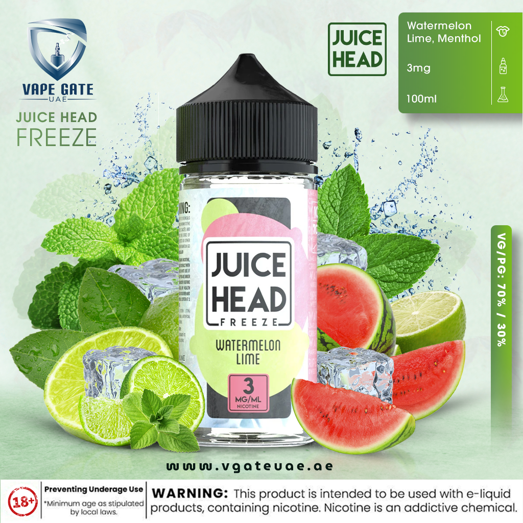 JUICE HEAD FREEZE - WATERMELON LIME 100ML