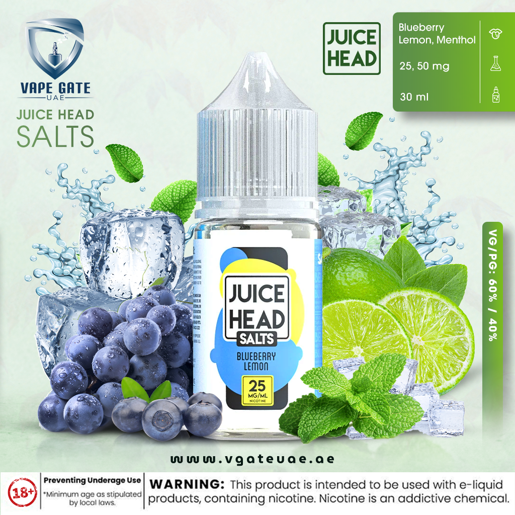 JUICE HEAD SALTS - BLUEBERRY LEMON FREEZE