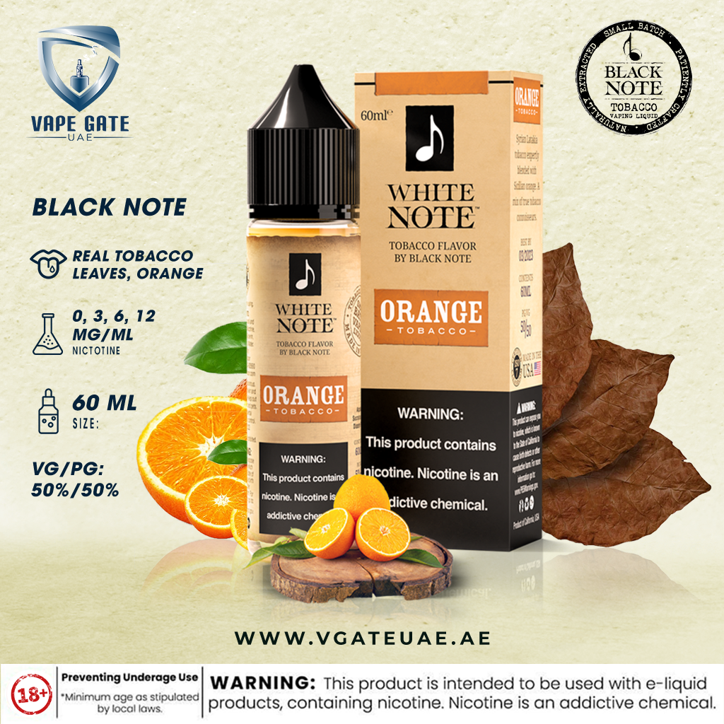 WHITE NOTE - Orange Tobacco 60ML