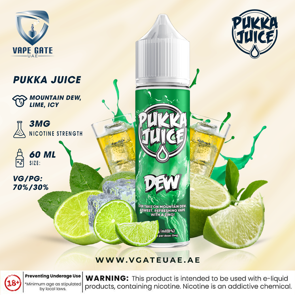 DEW - BY PUKKA JUICE  60ml E JUICE