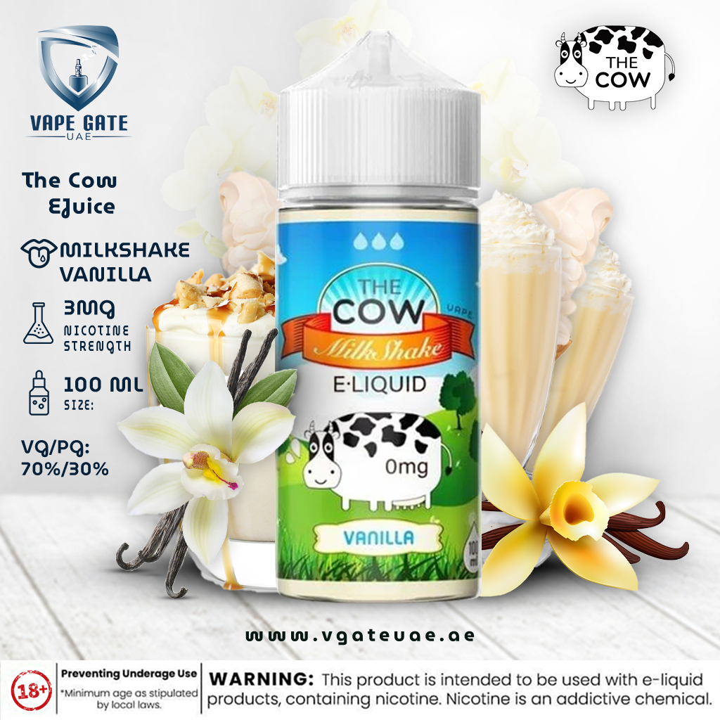 Vanilla Milkshake by The Cow EJuice -100ml