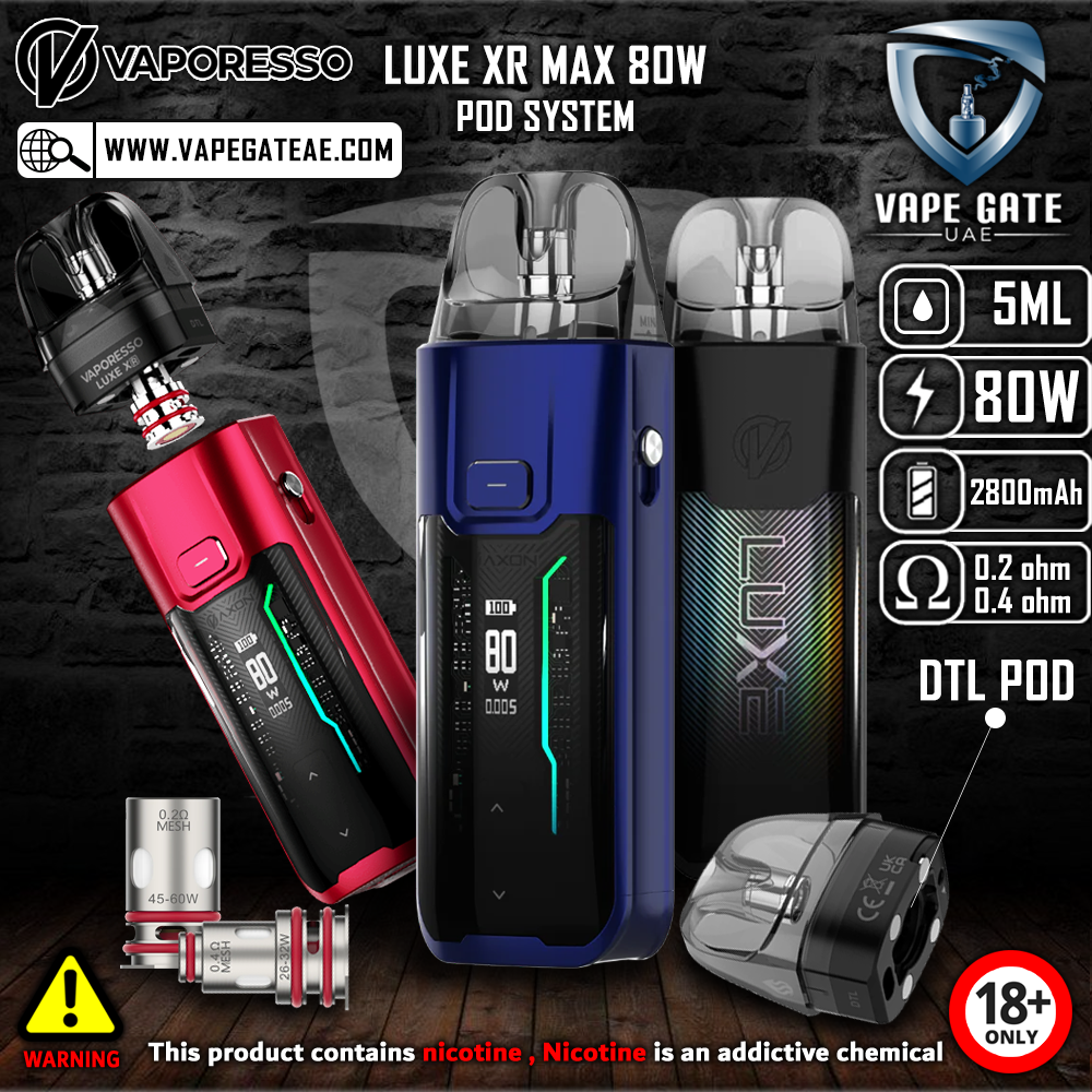 VAPORESSO LUXE XR MAX 80W POD SYSTEM