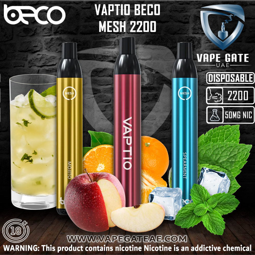 VAPTIO BECO MESH - DISPOSABLE VAPE DEVICE (2200 PUFFS)