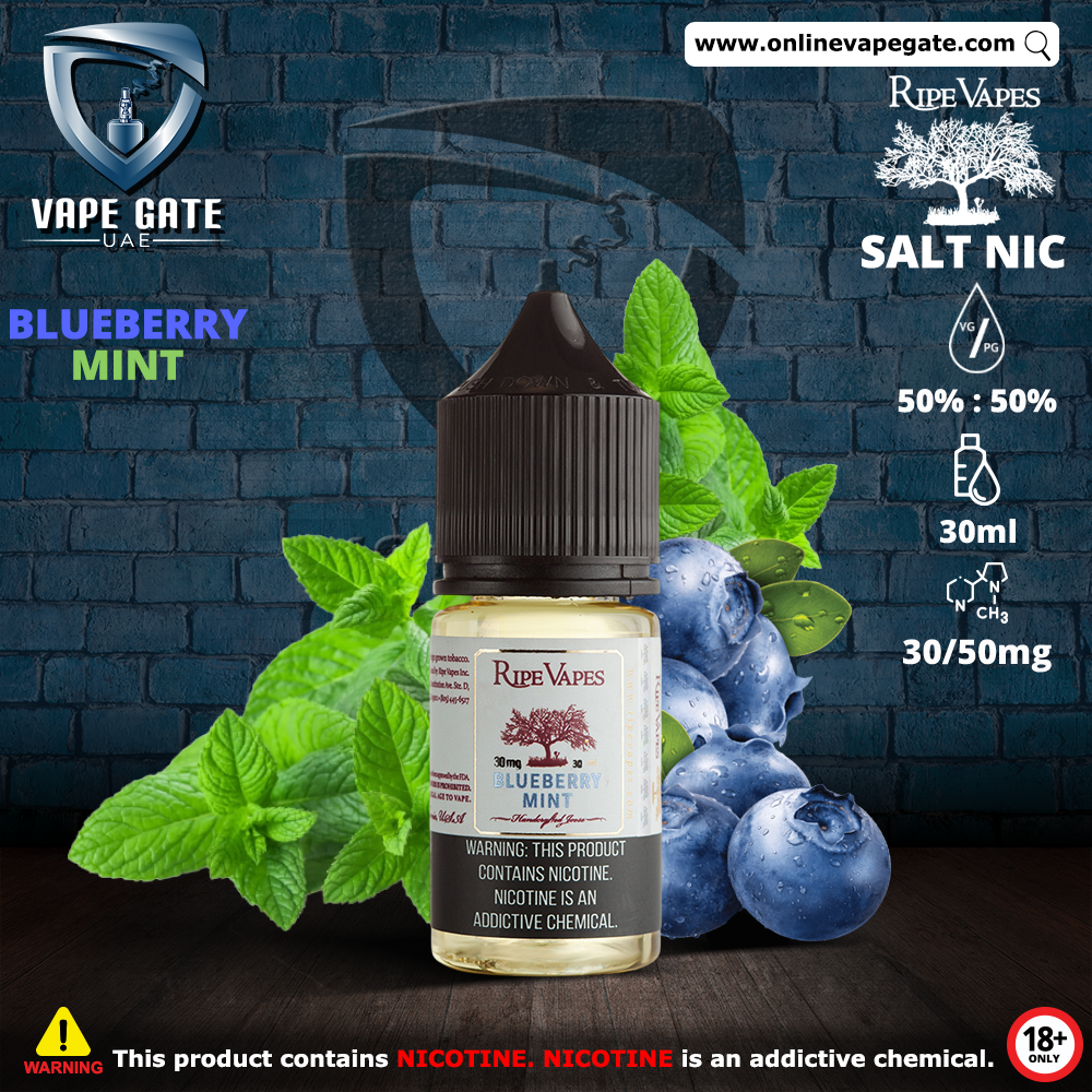 Blueberry Mint 30ml SaltNic by Ripe Vape