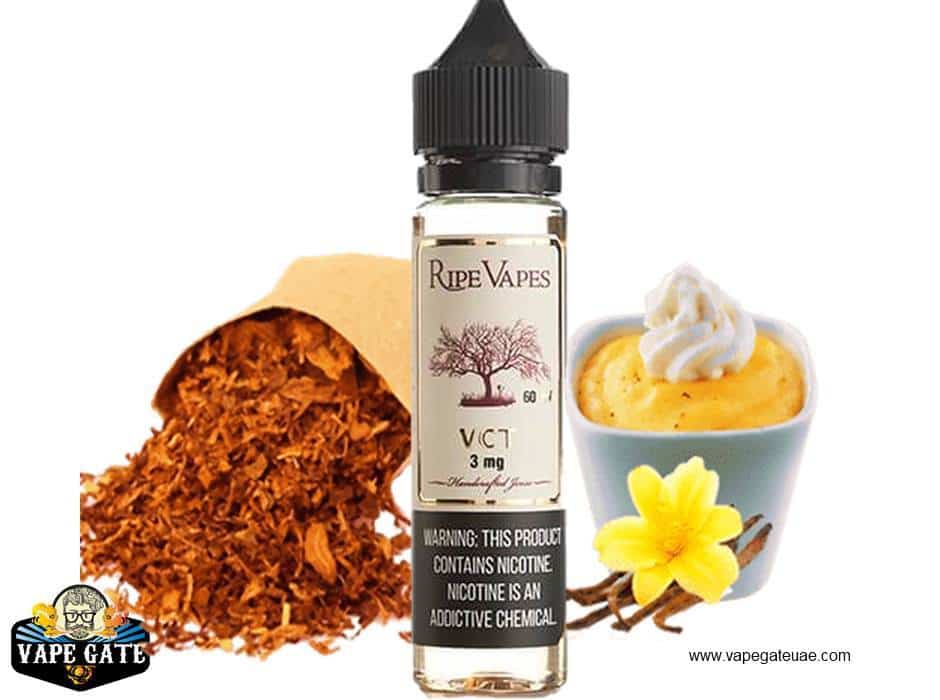 VCT (Vanilla-Custard-Tobacco) 60ml E liquid by Ripe Vape