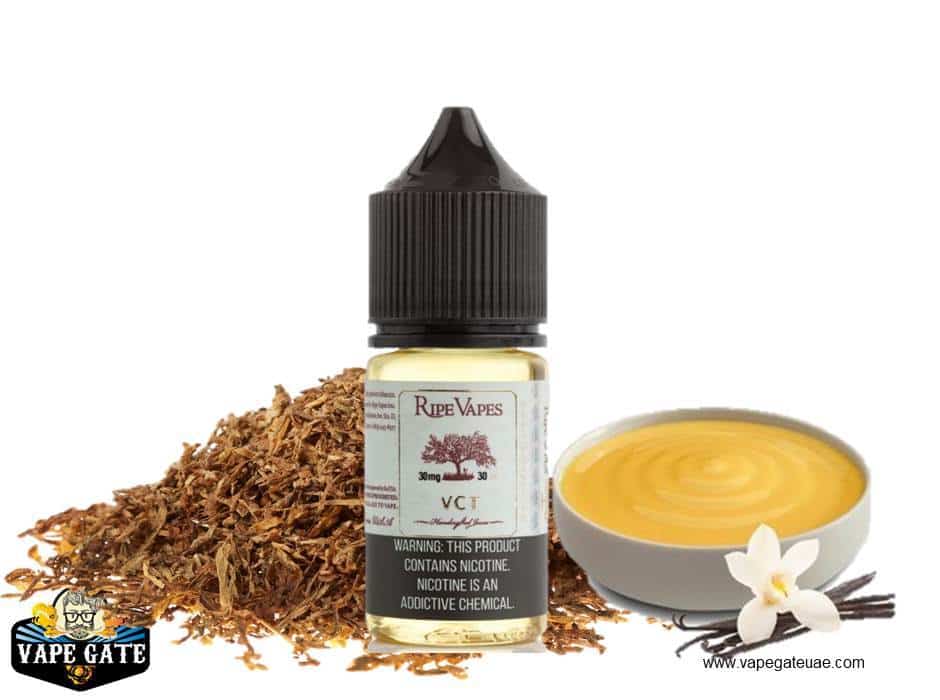 VCT (Vanilla-Custard-Tobacco) 30ml SaltNic by Ripe Vape