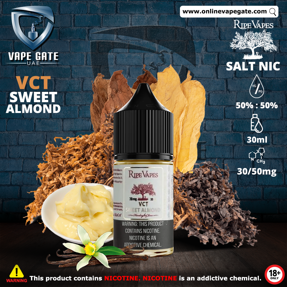 VCT Sweet Almond 30ml SaltNic by Ripe Vape