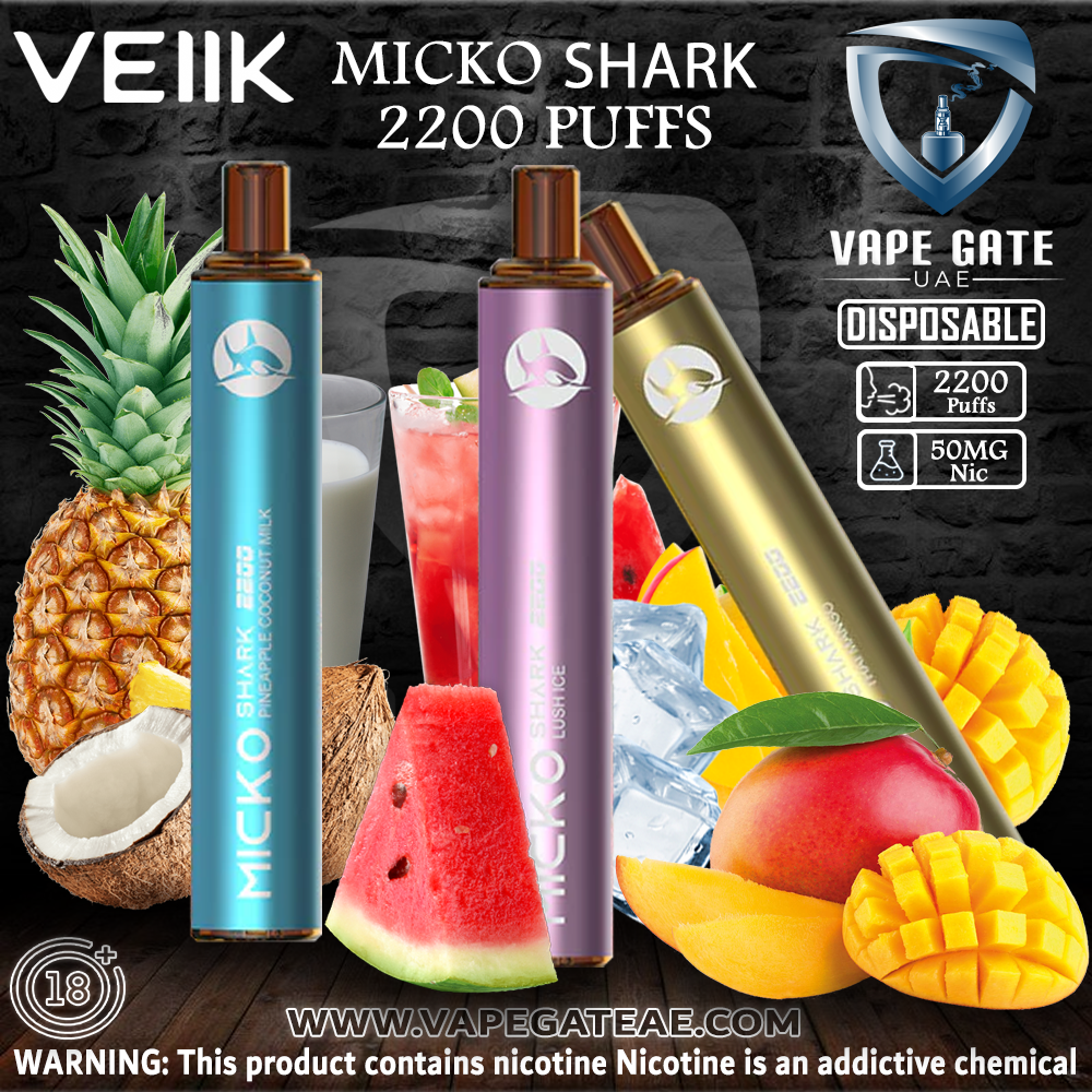 VEIIK MICKO Shark (BUY 2 GET 1 FREE) Disposable Vape 2200 Puffs