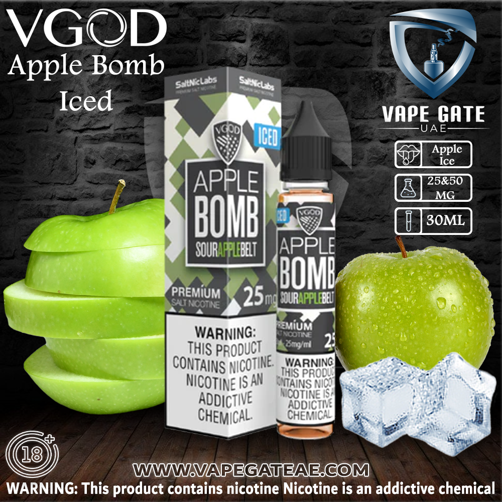 VGOD Apple Bomb Iced Salt Nic - 30ml