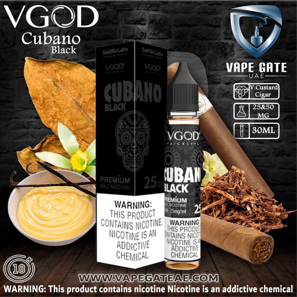 VGOD Cubano Black Salt Nic - 30ml