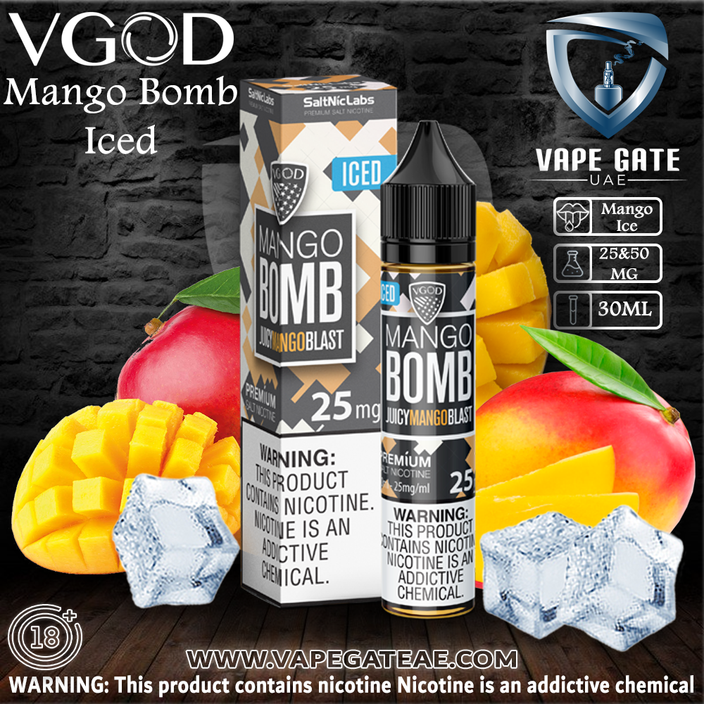 VGOD Iced Mango Bomb Salt Nic - 30ml