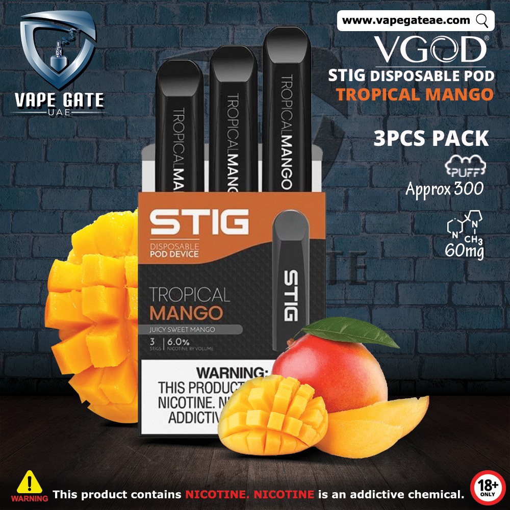 STIG Disposable Pod by VGOD ( American Version ) - TROPICAL MANGO