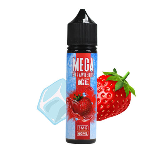 Mega Strawberry Ice 60ml E Liquid - Grand E-Liquid