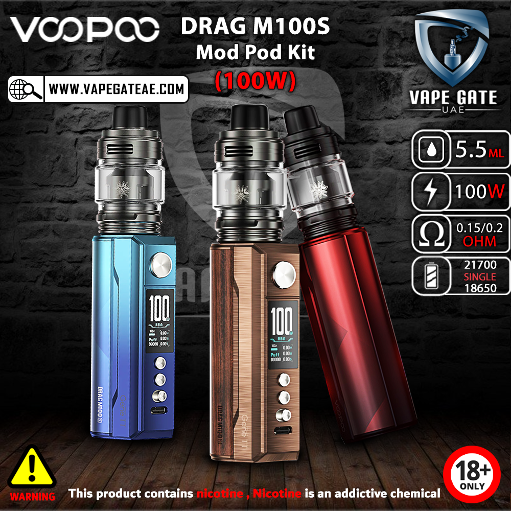 VOOPOO Drag M100S Mod Pod Kit (100W)