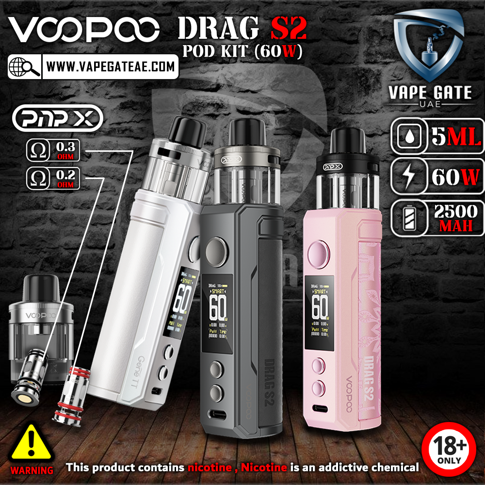 VOOPOO Drag S2 Pod Kit (60W) 2500mAh