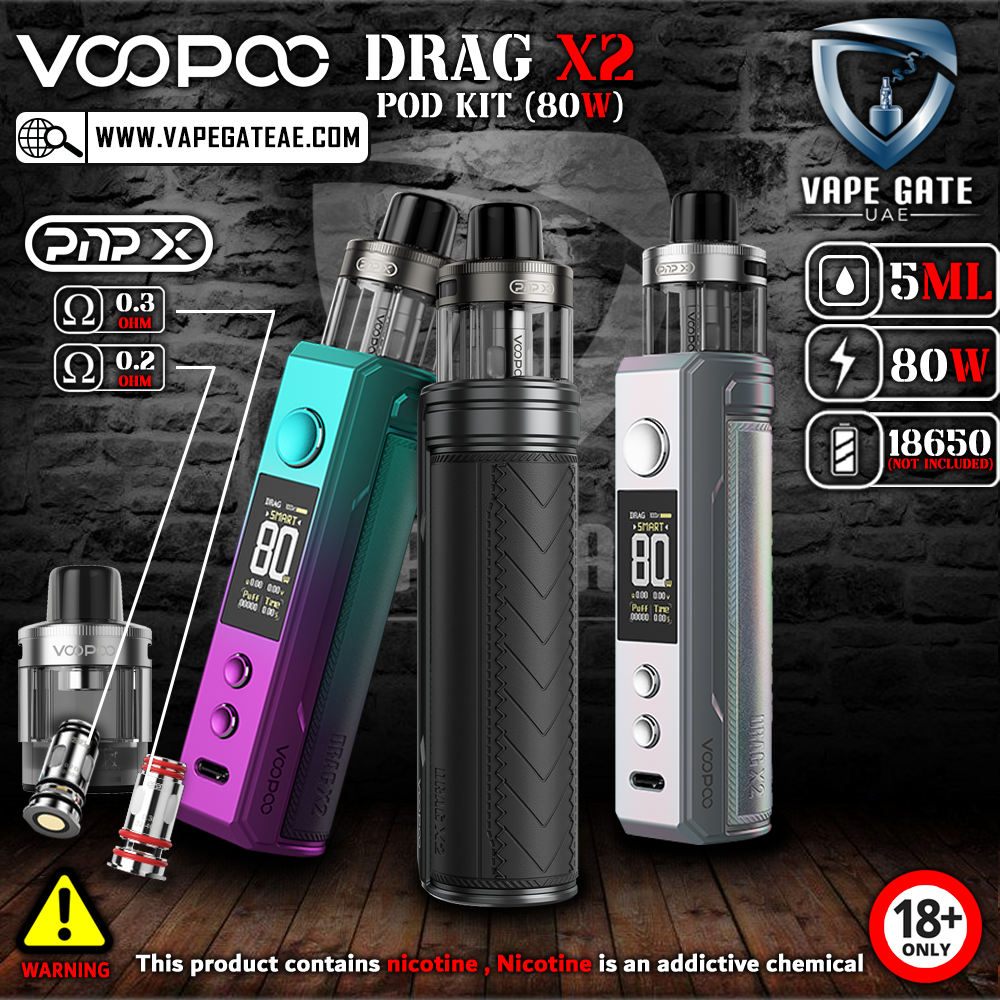 VOOPOO Drag X2 Pod Kit (80W)