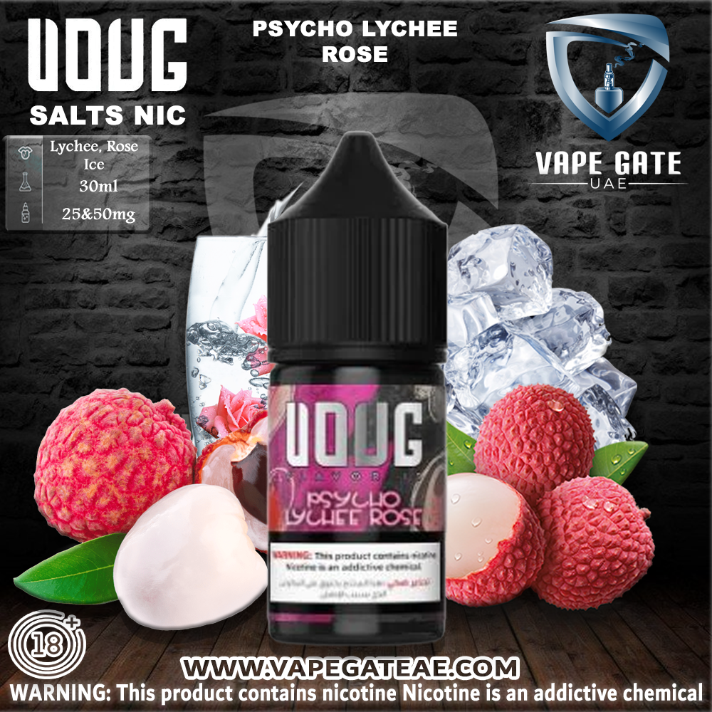 VOUG PSYCHO LYCHEE ROSE SALTNIC 30ML