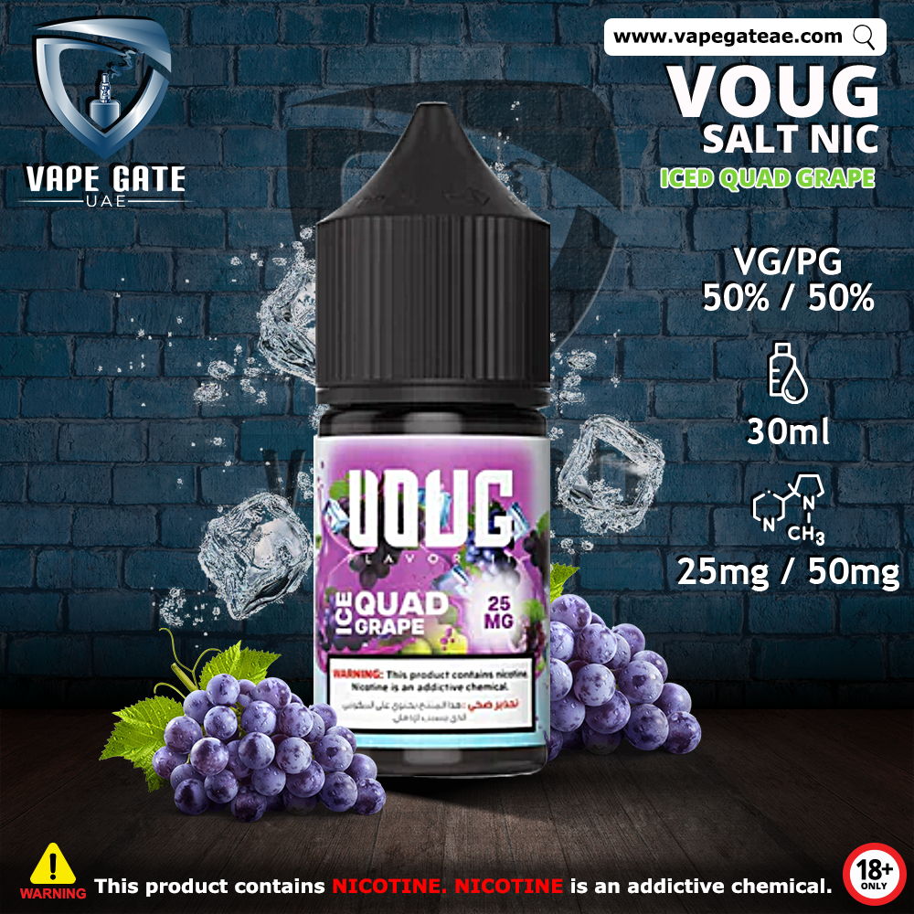 VOUG ICED QUAD GRAPE SALTNIC 30ML