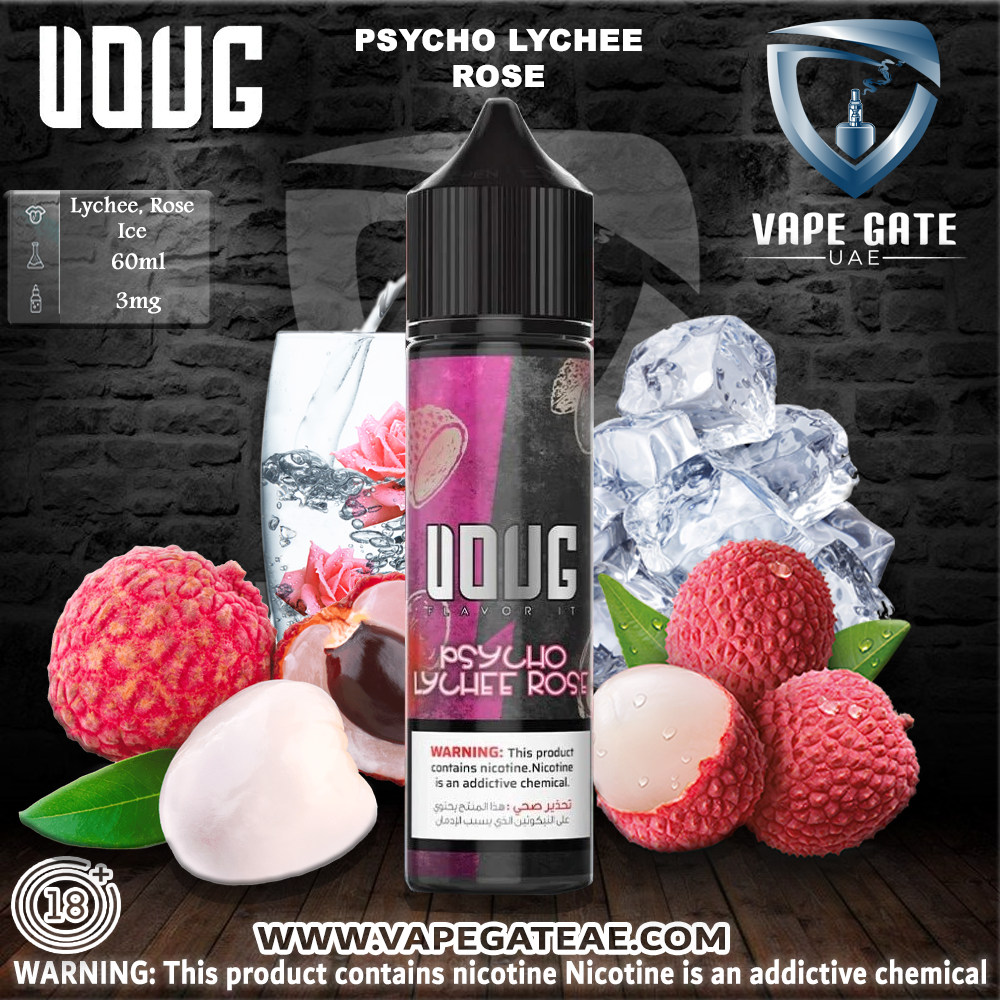 VOUG PSYCHO LYCHEE ROSE (60ML)